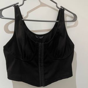 Black Corset Style Top
